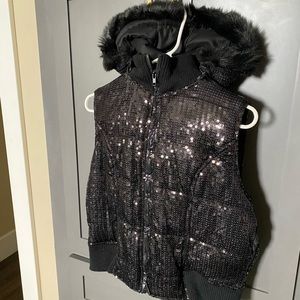 Betsey Johnson sequin vest